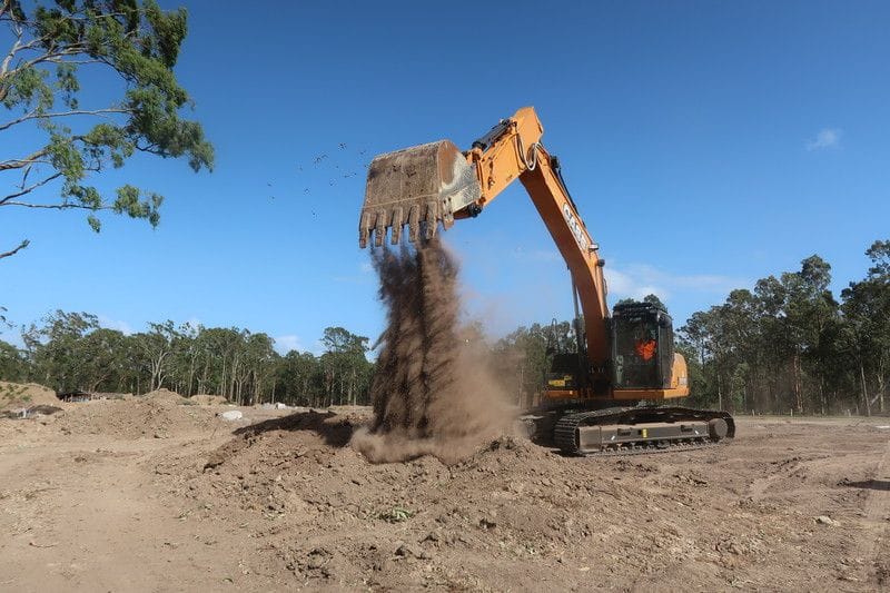 Coastal Earthmoving loving their new Case CX210C
